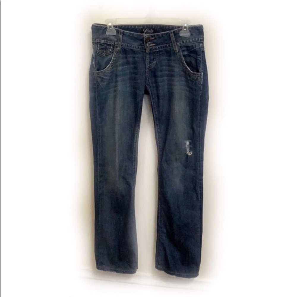 🍀 Luck Brand Lil Maggie Med Wash Sz 27 Long